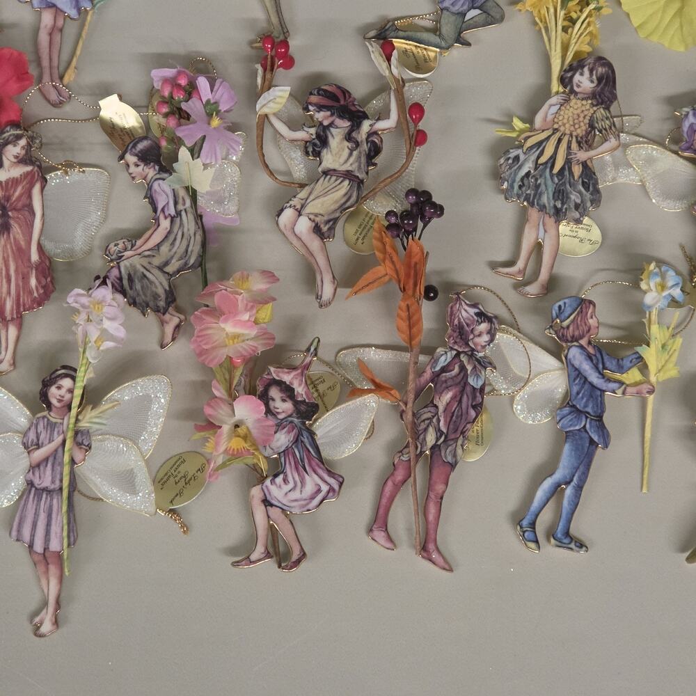 Bradford Editions Flower Fairies Complete 36 Ornament Collection w/ COAs 2000 - Picture 8 of 12